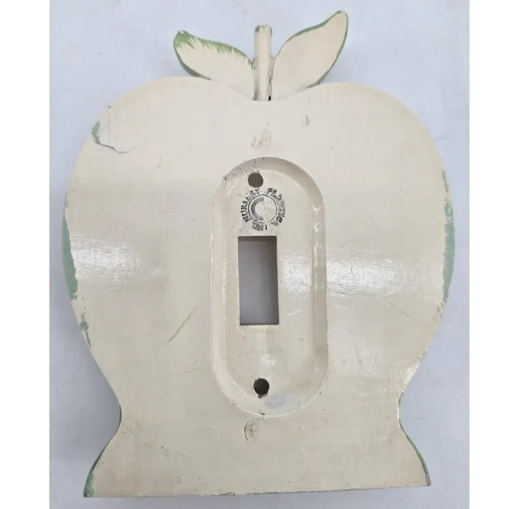 Vintage Cottagecore Apple House Wooden Nursery Plastics Boy & Girl Switch Cover